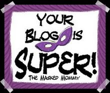 The "Super Blog Award" given to me by Cliff