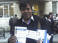 S Khan, a UK Con Party candidate for election to Tower Hamlets Council