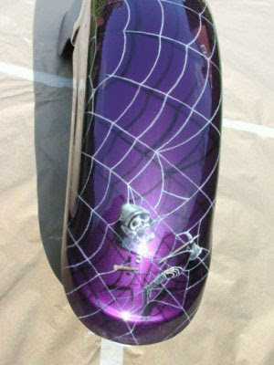 web spider airbrushed