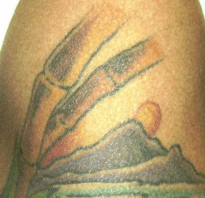 A Tropical Panorama Tattoo