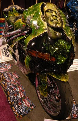 The Reaper Airbrushing Motorbike Car Modification 2011