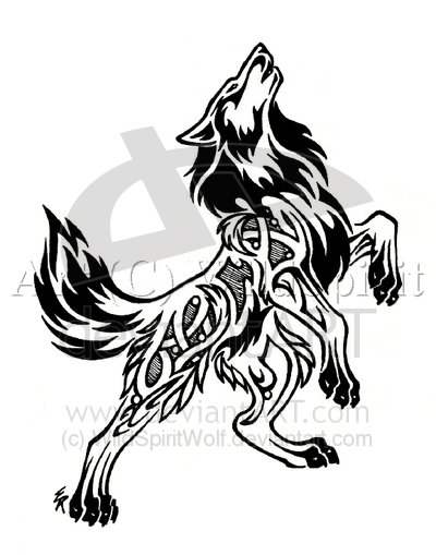 Another type of wolf tattoo which captured the interest of many is the