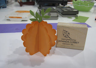 Pumpkin Place Card/Photo Holder