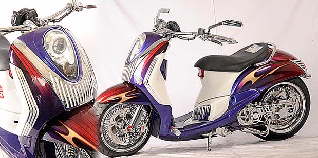 MODIFIKASI Yamaha Fino   motor cycles sports