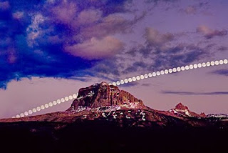 'Chief Mtn. Moonrise' (c) John Ashley