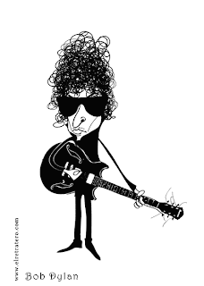 Resultado de imagen para bob dylan imagen caricatura