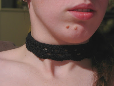 black choker