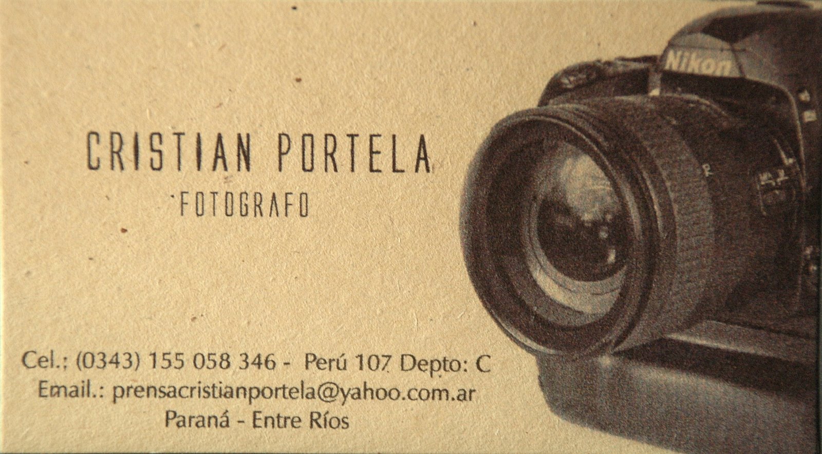 Cristian Portela  - Fotógrafo- Paraná -Entre Rìos