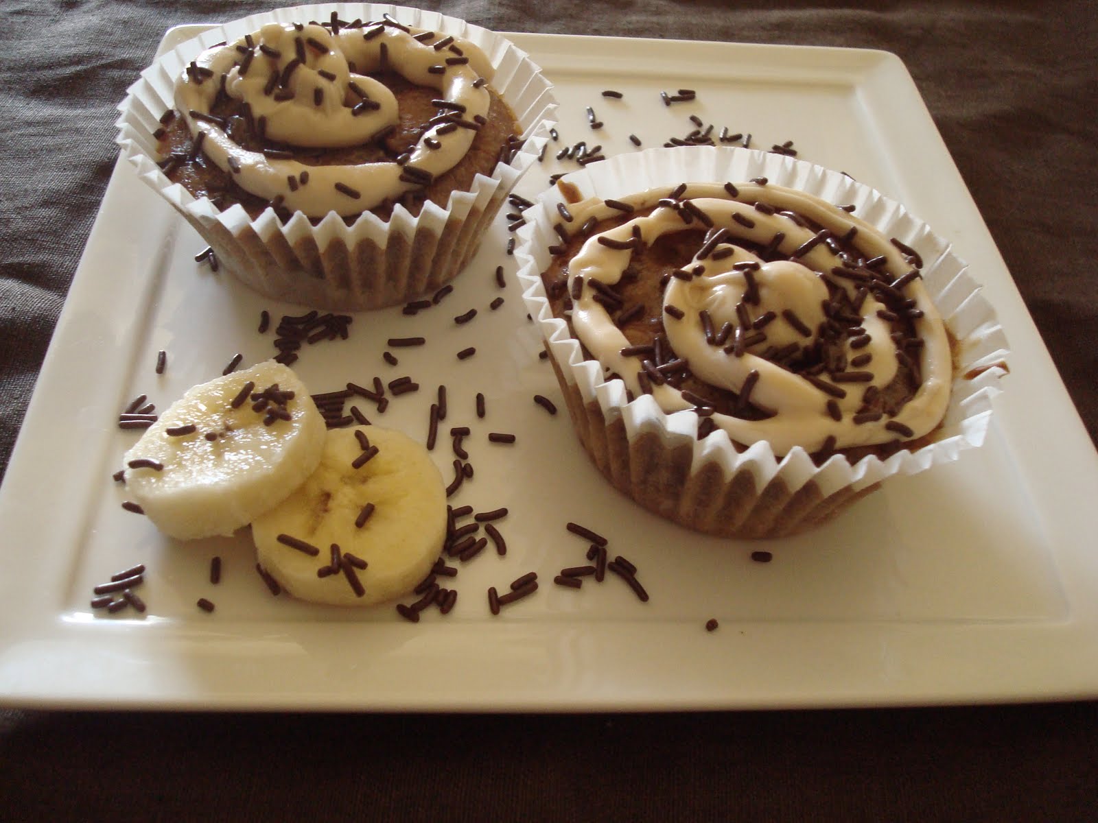 VeggieDelicias Muffins de plátano