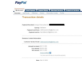 1st payment from adstation