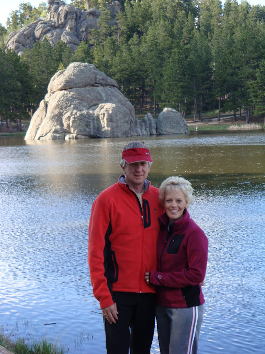 Mark and I hiking at Sylvan Lake, Black Hills