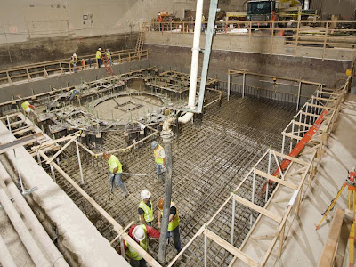 Concrete Pour in NASA Groundwork for Testing Orion Concrete Pour in NASA Groundwork for Testing Orion