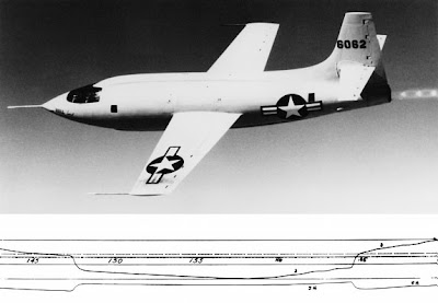 XS-1 in flight XS-1 in flight