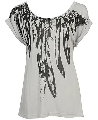 Topshop Feather Top