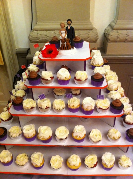 Cupcake Wedding Display Cupcake Wedding Display