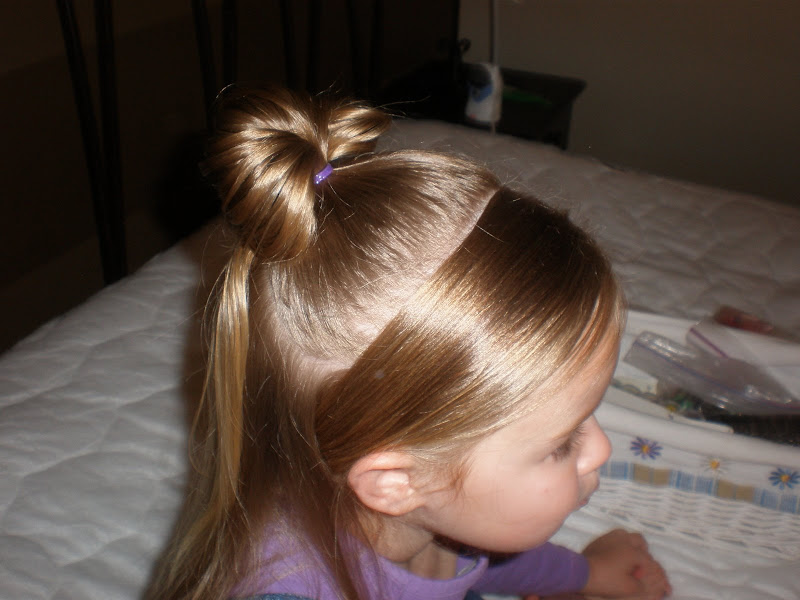 little girls simple cilps hairstyles