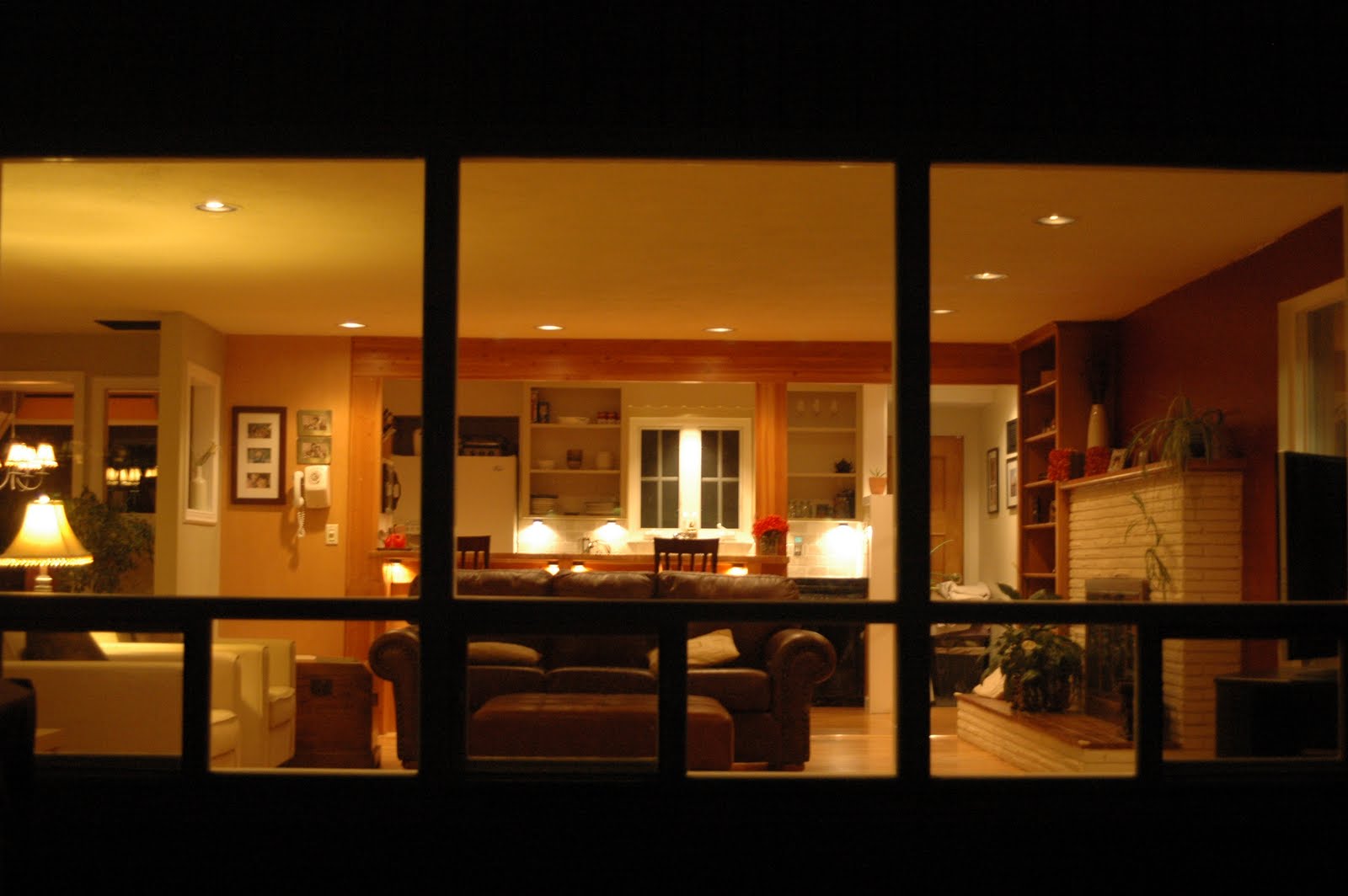 Living Room Night Living Room Night
