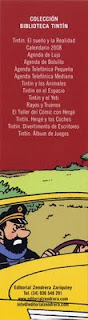 marcapáginas puzle tintin haddock milu milou