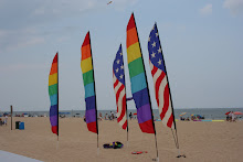 Flags on OC, MD Beach
