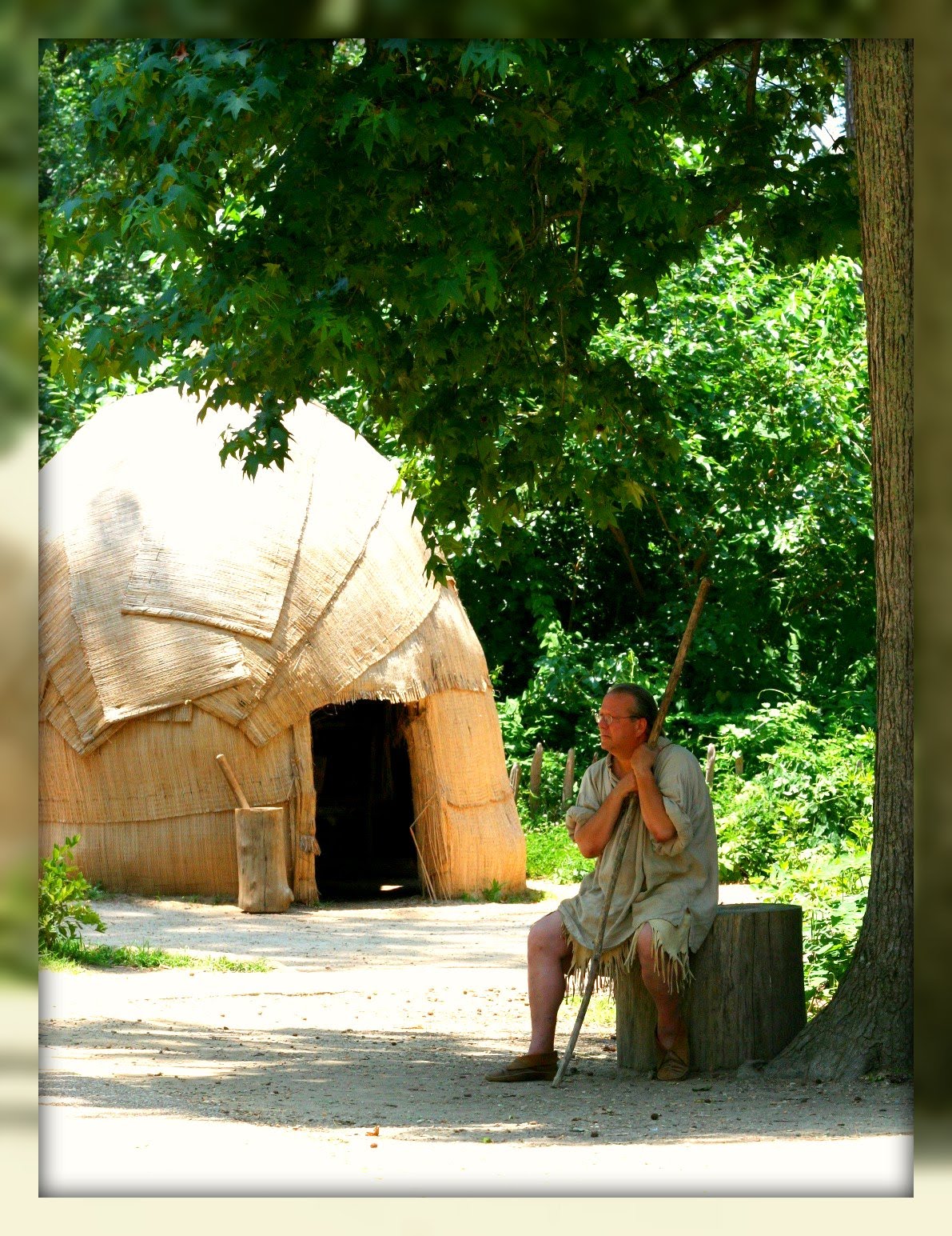 Living In Williamsburg, Virginia The Powhatan Indian Village at