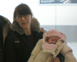 Me and Aunt Mandy at the Airport.  28Jan09