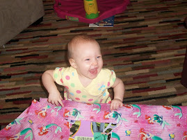 Here I am opening a birthday present.  27Nov09