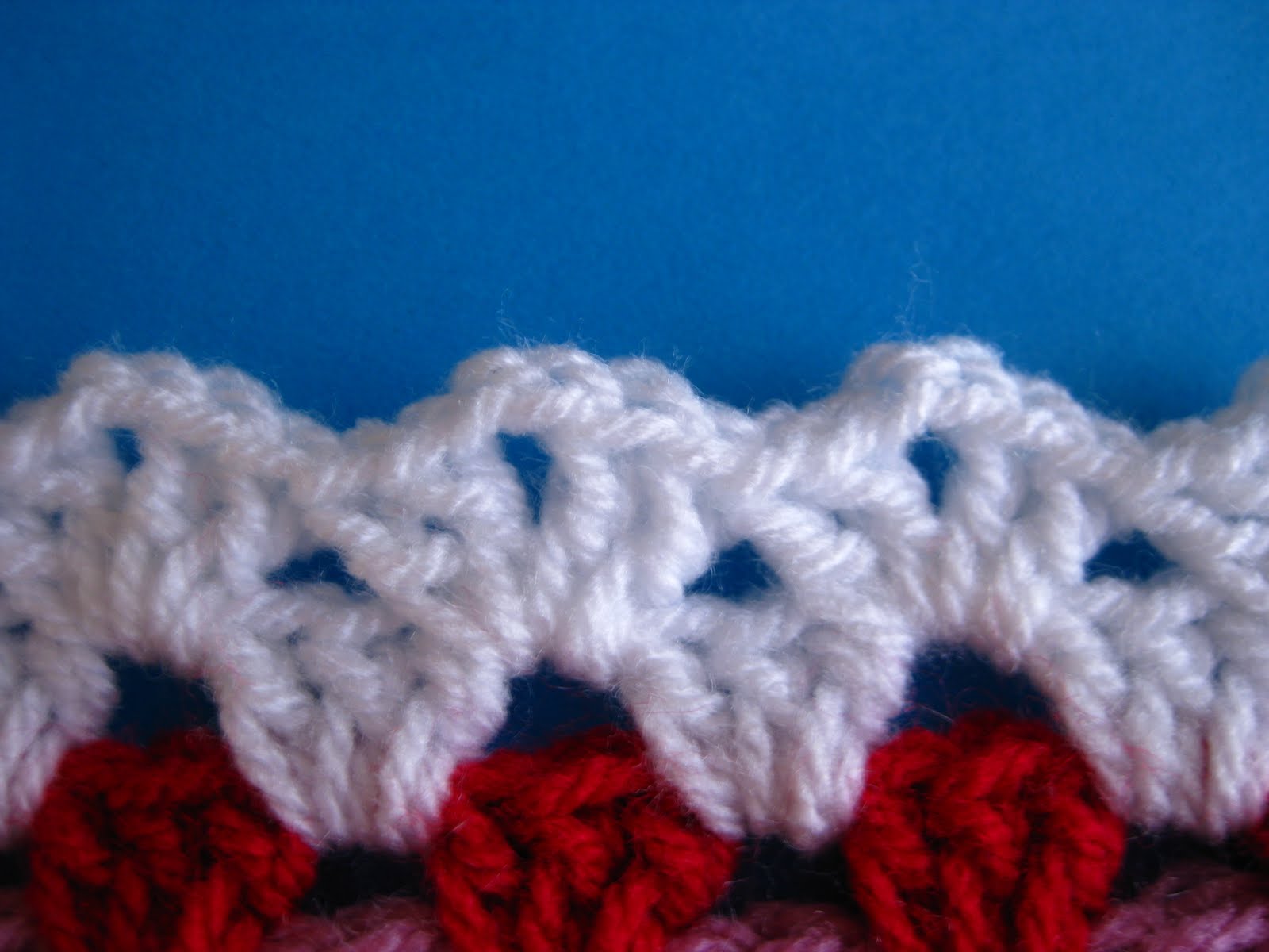 Bunny Mummy: Double V Edging