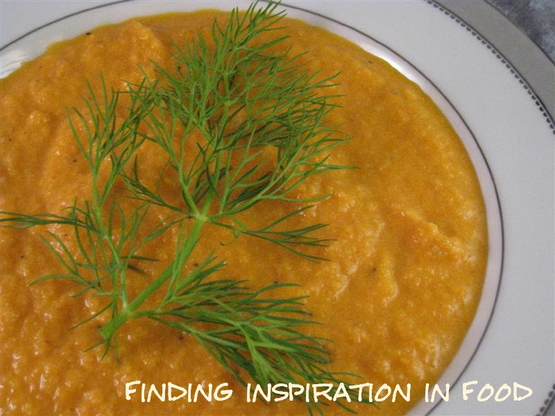 Finding Inspiration In Food Creamy Carrot Soup with Port Wine and Ricotta Cheese