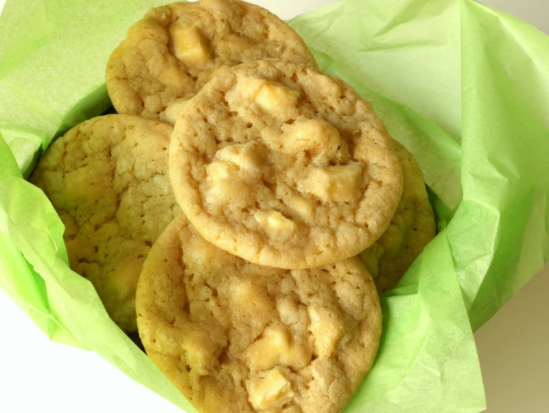 Sugar Cooking White Chocolate Key Lime Macadamia Nut Cookies