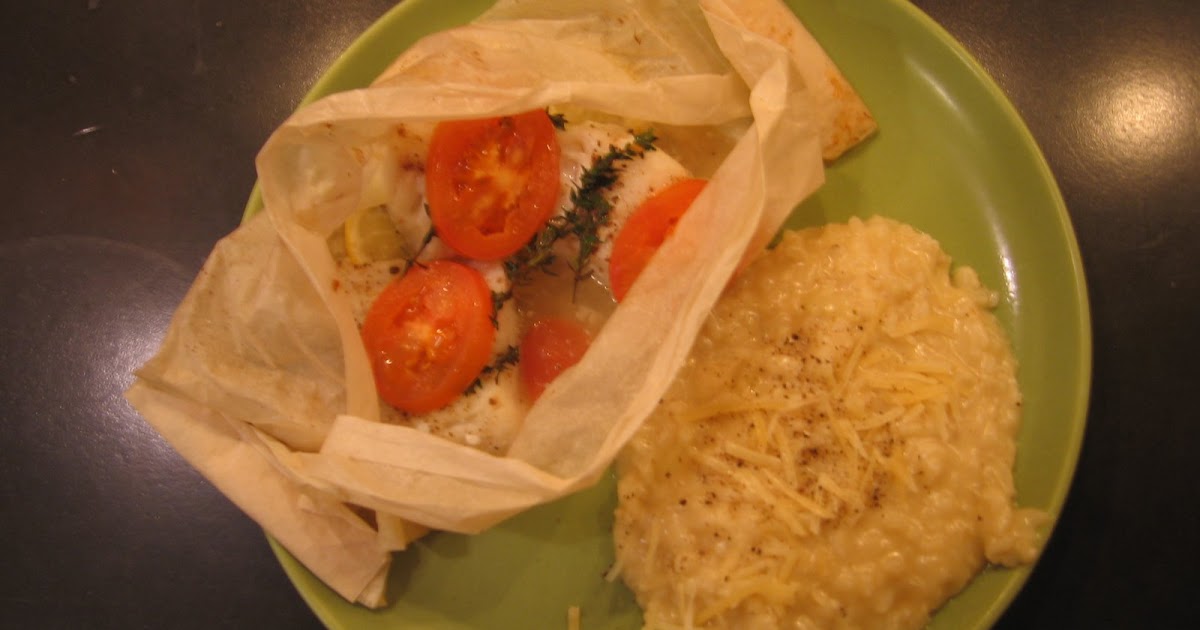 Obsessed with Dinner Cod in Parchment Packets