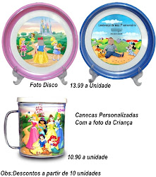 Canecas,Foto disco personalizadas