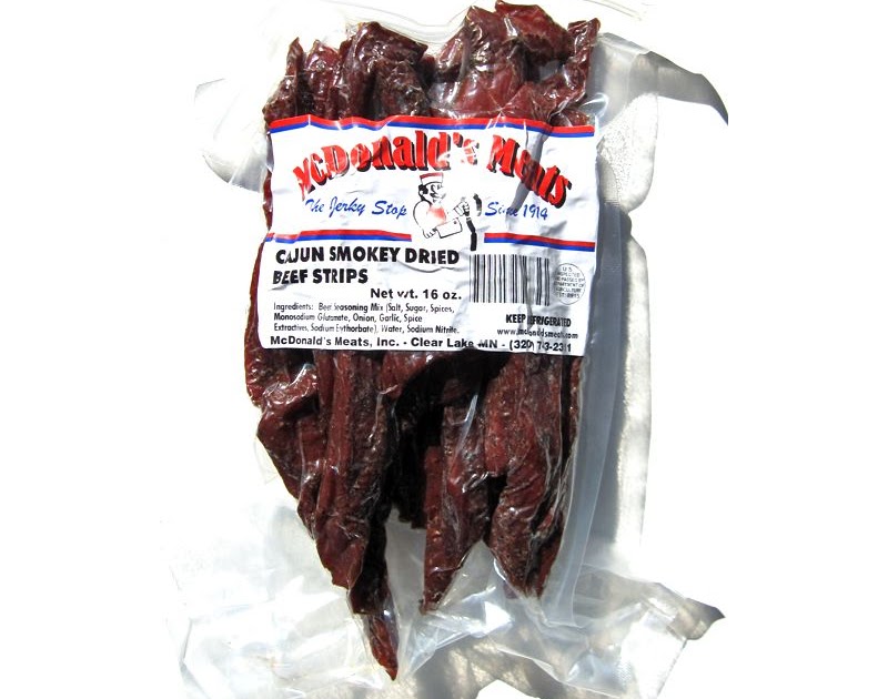 McDonald's Meats Cajun Smokey Dried Beef Strips Beef Jerky Reviews