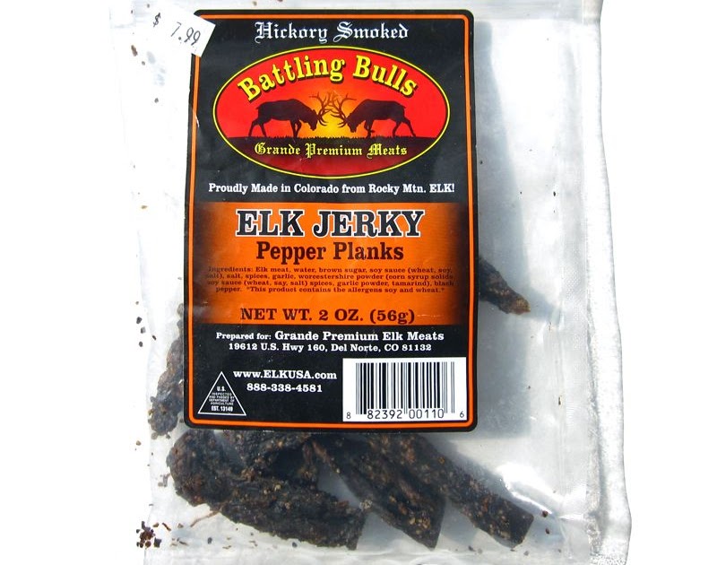 Battling Bulls Elk Jerky Pepper Planks Beef Jerky Reviews