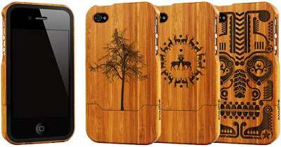 grovemade bamboo laser engraved cool iPhone 4 cases