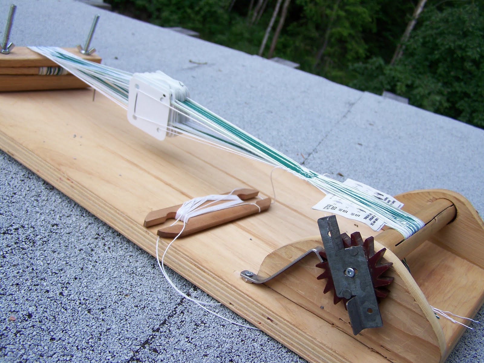 NellaBellabest Portable card weaving loom for long lengths