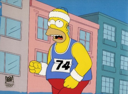 homer simpson marathon