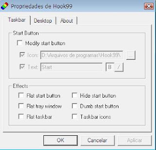 Hook 99 proteja seu menu iniciar