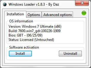 Windows 7 Loader By Hazar 1.5