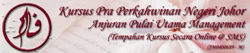 KURSUS PERKAHWINAN NEGERI JOHOR 2020