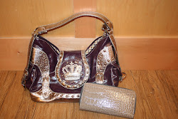 Plum Purple Crown Purse