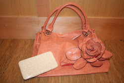 SOLD Salmon Rose Purse