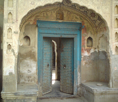 Traditional doors in Rajasthani villages