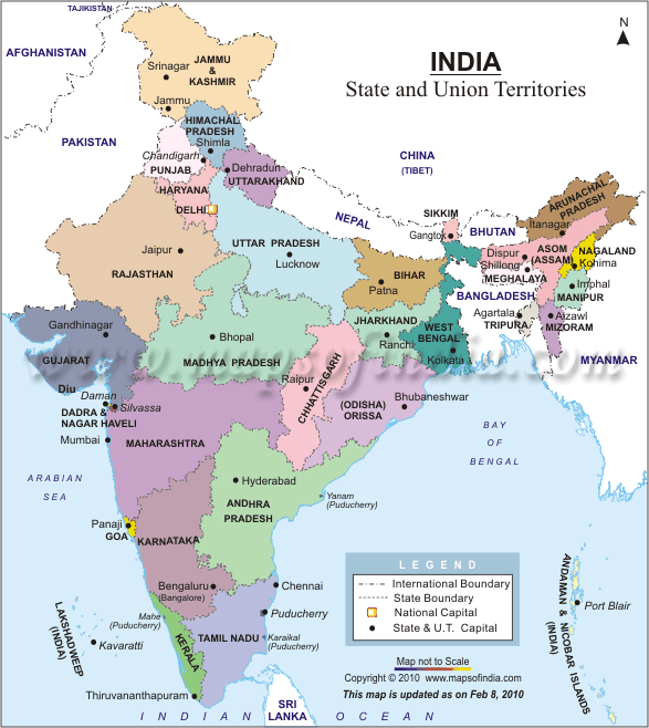India Map English