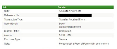 Pagamento Buxify