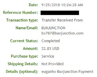 Pagamento BuxJunction - PTCs em Prática