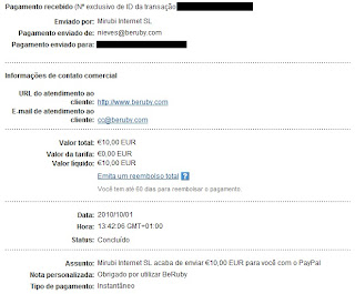 Pagamento BeRuby - PTCs em Prática