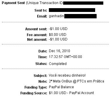 Pagamento PTCs em Prática