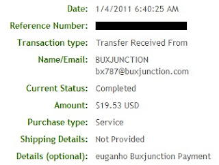 Pagamento BuxJunction - PTCs em Prática
