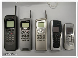 Nokia Communicator Family  Collector's Item Display