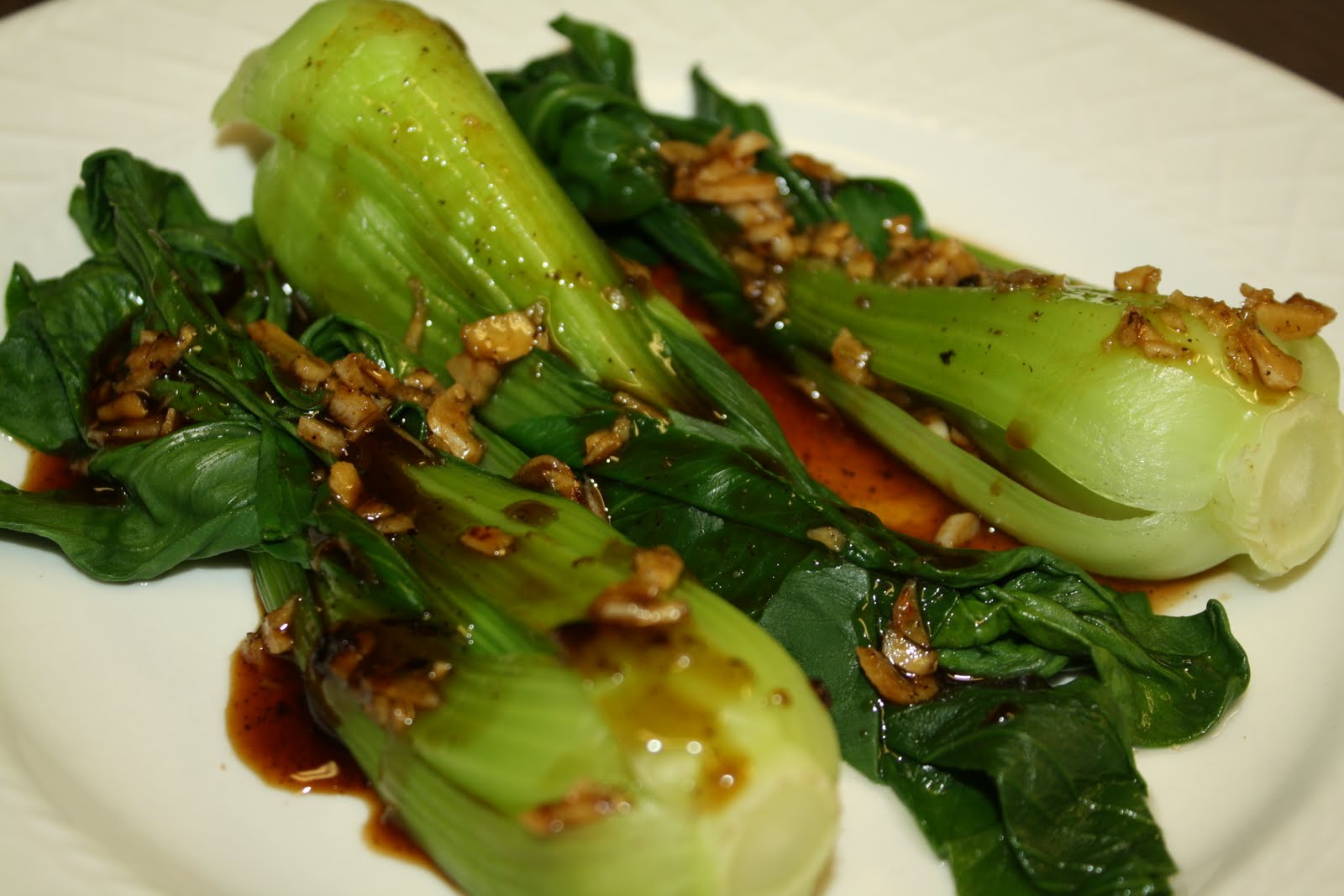 Belajar Sambil Makan Sawi Jepun Bok Choi Oyster Sauce
